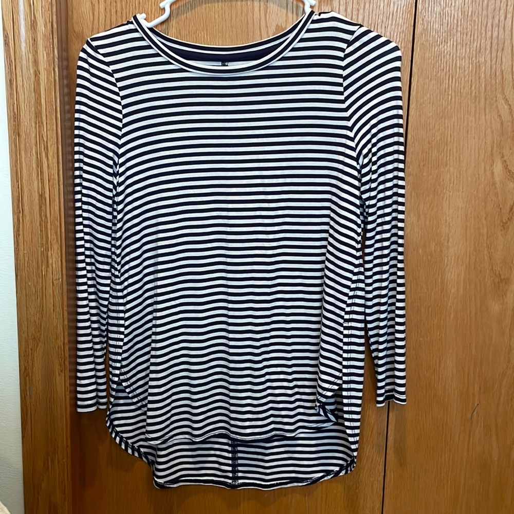 Blue And White Long Sleeve